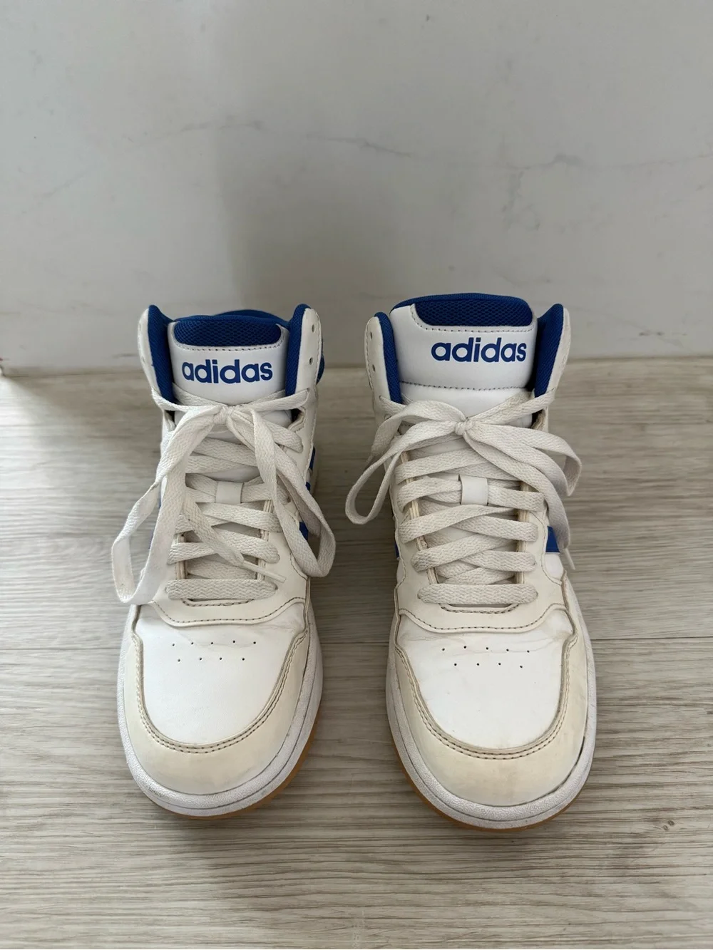 Adidas Hoops 3.0 Mid K 'White Royal Blue'